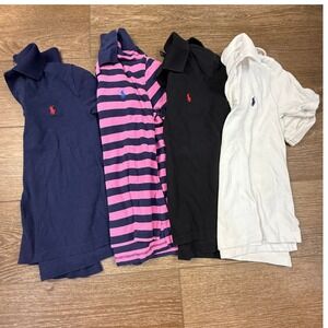 Polo Ralph Lauren Boys Polo Shirt Bundle, Small (8) 4 Short Sleeve Polo Shirts